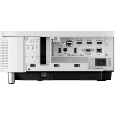 Проєктор ультракороткофокусний Epson EB-810E UHD, 5000 lm, LASER, 0.16, WiFi