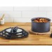 Набір скляних кришок Tefal Ingenio, 16см, 18см, 20см, скло, пластик, чорний