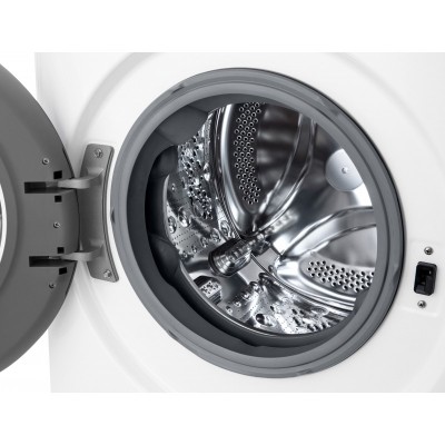 Пральна машина LG фронтальна, 8кг, 1200, A, 48см, дисплей, пара, інвертор, білий