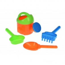 Набір для гри з піском Same Toy з Лійкою 4 шт (помаранчевий)HY-1513WUt-2