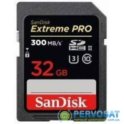 SanDisk EXTREME PRO SD UHS-II  (R300/W260MB/s)[SDSDXPK-032G-GN4IN]