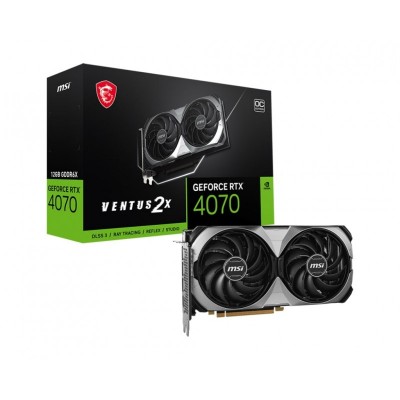 Відеокарта MSI GeForce RTX 4070 12GB GDDR6X VENTUS 2X E OC