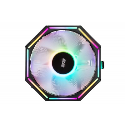 Процесорний кулер 2E GAMING Air Cool AC120ZP RGB, LGA1851, 1700, 1200, 115x, 775, AM5, AM4, AM3, AM3+, AM2, AM2+, FM2, FM1, 4pin RGB, TDP 95W