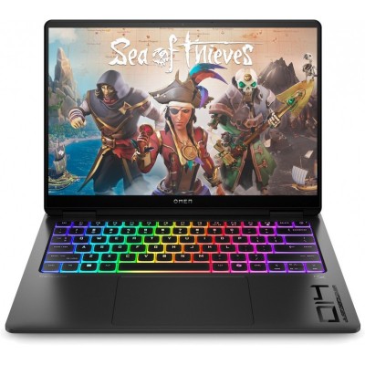 Ноутбук HP OMEN Transcend 14-fb1007ua 14" 3K OLED, Intel U7-255H, 32GB, F1024GB, NVD5060-8, Win11, чорний