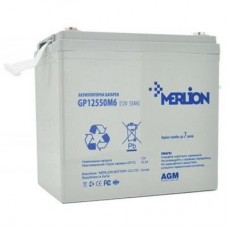 Батарея до ДБЖ Merlion 12V-55Ah (GP12550M6) Батарея до ДБЖ Merlion 12V-55Ah (GP12550M6)