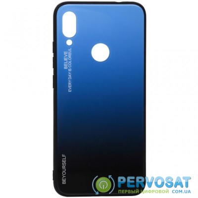 Чехол для моб. телефона BeCover Gradient Glass Xiaomi Redmi Note 7 Blue-Black (703598)