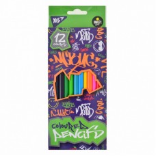 Олівці кольорові Yes Smiley World Pattern 12 кольорів (290529) Олівці кольорові Yes Smiley World Pattern 12 кольорів (290529)