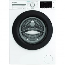 Пральна машина Whirlpool фронтальна, 7кг, 1200, A+++, 49.6см, дисплей, пара, інвертор, люк чорний, білий