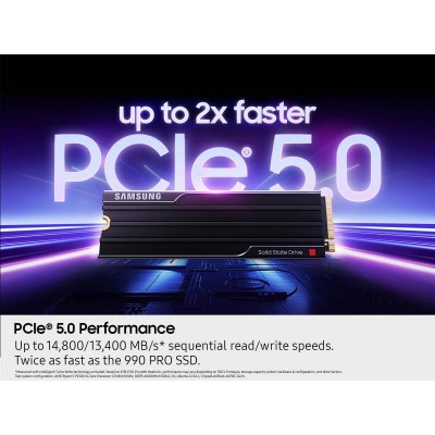 Накопичувач SSD Samsung M.2 8TB PCIe 5.0 9100PRO + радіатор Накопичувач SSD Samsung M.2 8TB PCIe 5.0 9100PRO + радіатор