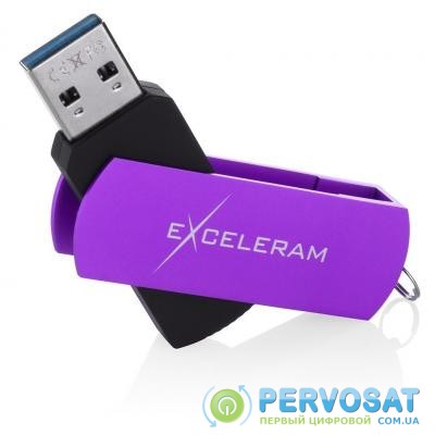 USB флеш накопитель eXceleram 16GB P2 Series Grape/Black USB 3.1 Gen 1 (EXP2U3GPB16)