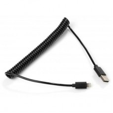 Дата кабель USB 2.0 AM to Lightning 1.8m Spring black Vinga (VCPDCLS1.8BK) Дата кабель USB 2.0 AM to Lightning 1.8m Spring black Vinga (VCPDCLS1.8BK)