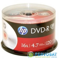 Диск DVD HP DVD-R 4.7GB 16X 50 шт Spindle (69316/DME00025-3)