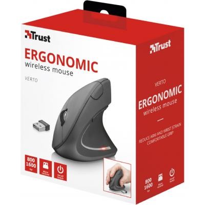 Мышка Trust Verto Wireless Ergonomic Black (22879)