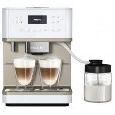 Кавомашина Miele CM 6360, 1.8л, зерно+мелена, автомат.капуч, авторецептів-19, білий Кавомашина Miele CM 6360, 1.8л, зерно+мелена, автомат.капуч, авторецептів-19, білий
