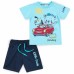 Набор детской одежды Breeze с мишкой в машинке (12144-98G-blue)