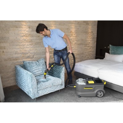 Пилосос професійний миючий Karcher Puzzi 10/1, 1250Вт, 254мБар, контейнер 10/9л, 10.5кг