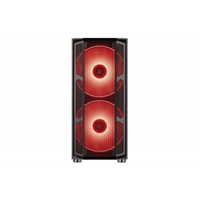 Корпус 2E GAMING CONTEGO (GW02) MidT,EATX,2xUSB2.0, 2xUSB3.0,2x200мм ARGB,2x120мм ARGB, скло (бічна панель),без БЖ,чорний
