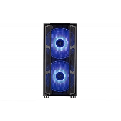 Корпус 2E GAMING CONTEGO (GW02) MidT,EATX,2xUSB2.0, 2xUSB3.0,2x200мм ARGB,2x120мм ARGB, скло (бічна панель),без БЖ,чорний