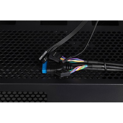 Корпус 2E GAMING CONTEGO (GW02) MidT,EATX,2xUSB2.0, 2xUSB3.0,2x200мм ARGB,2x120мм ARGB, скло (бічна панель),без БЖ,чорний