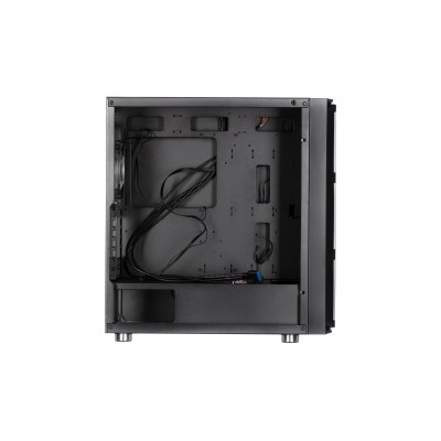 Корпус 2E GAMING CONTEGO (GW02) MidT,EATX,2xUSB2.0, 2xUSB3.0,2x200мм ARGB,2x120мм ARGB, скло (бічна панель),без БЖ,чорний