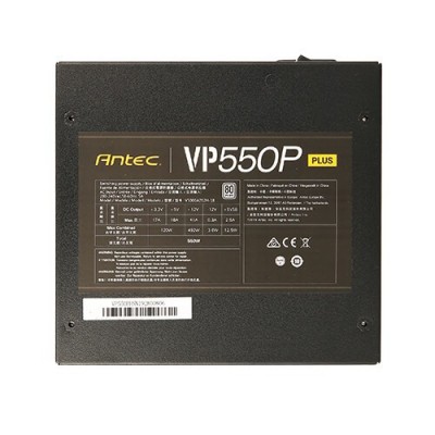 Блок живлення Antec Value Power VP550P Plus EC (550W) 80+, aPFC, 12см,24+8,1xFDD,7xSATA,2xPCIe,+2