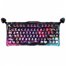 Клавіатура механічна GravaStar Mercury V75 Pro 80keys, Magnetic Jade Gaming, 8K, USB-A, RGB, Neon Graffiti