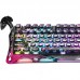 Клавіатура механічна GravaStar Mercury V75 Pro 80keys, Magnetic Jade Gaming, 8K, USB-A, RGB, Neon Graffiti