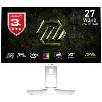 Монітор MSI 27" MAG 274QRFW-X32 2xHDMI, DP, Audio, IPS, 2560x1440, 320Hz, 0.5ms, sRGB 129%, FreeSync, Pivot, HDR400, білий