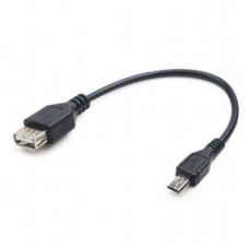 Дата кабель OTG USB 2.0 AF to Micro 5P 0.15m Cablexpert (A-OTG-AFBM-03) Дата кабель OTG USB 2.0 AF to Micro 5P 0.15m Cablexpert (A-OTG-AFBM-03)