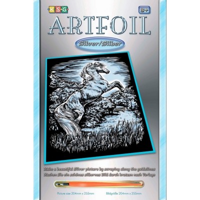 Sequin Art Набор для творчества ARTFOIL SILVER Жеребец