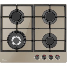 Варильна поверхня Hansa  газова на склі, 59см, чавун, бежевий