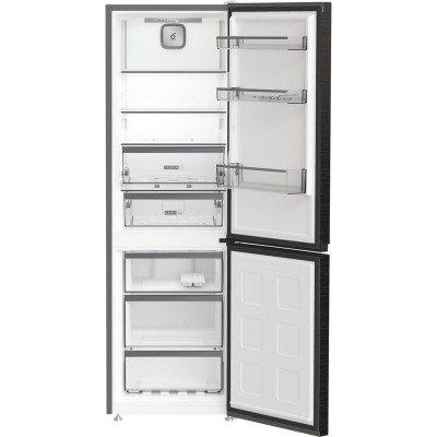 Холодильник Whirlpool з нижн. мороз., 186.5x60х66.3, холод.відд.-210л, мороз.відд.-104л, 2дв., А++, NF, зона нульова, сірий