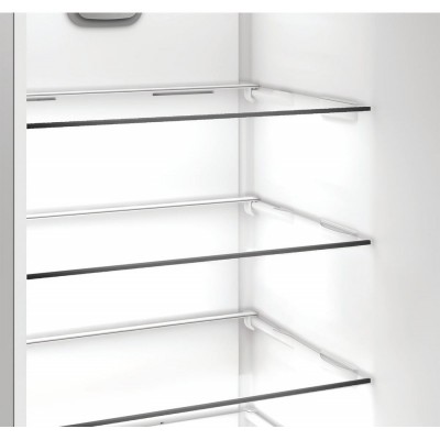 Холодильник Whirlpool з нижн. мороз., 186.5x60х66.3, холод.відд.-210л, мороз.відд.-104л, 2дв., А++, NF, зона нульова, сірий