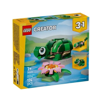 Конструктор LEGO Creator Черепаха з квіткою водяної лілії