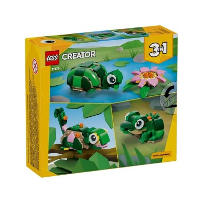 Конструктор LEGO Creator Черепаха з квіткою водяної лілії