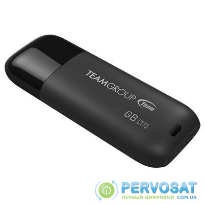 USB флеш накопитель Team 16GB C173 Pearl Black USB 2.0 (TC17316GB01)