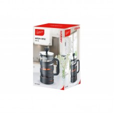 Френч-прес Ardesto Gemini, 600 мл, нержавіюча сталь, скло, пластик Френч-прес Ardesto Gemini, 600 мл, нержавіюча сталь, скло, пластик