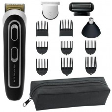 Тример Rowenta Trim & Style, для бороди, вусів, голови и тіла, мережа+акум., роторний мотор, насадок-11, чохол, титан.напил., чорно-сріблястий Тример Rowenta Trim & Style, для бороди, вусів, голови и тіла, мережа+акум., роторний мотор, насадок-11, чохол, титан.напил., чорно-сріблястий