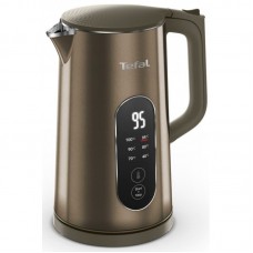 Електрочайник Tefal Selection 1.7л, з подвійними стінками, 6 темп.реж, підтримка температури, сенc. управління, бронзовий Електрочайник Tefal Selection 1.7л, з подвійними стінками, 6 темп.реж, підтримка температури, сенc. управління, бронзовий