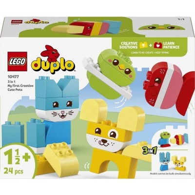 Конструктор LEGO DUPLO My First Чарівні творчі домашні улюбленці 3 в 1