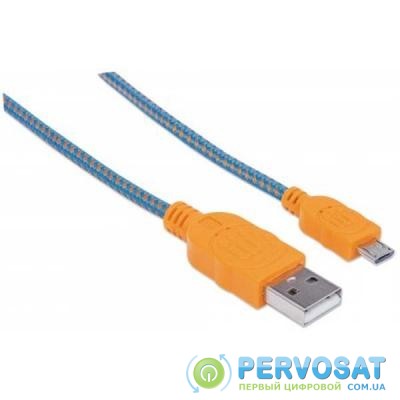 Дата кабель USB 2.0 AM to Micro 5P 1.8m Manhattan (352727)