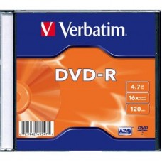 Диск DVD Verbatim 4.7Gb 16X SlimBox 1шт MatteSilv AZO (43547-1disk) Диск DVD Verbatim 4.7Gb 16X SlimBox 1шт MatteSilv AZO (43547-1disk)