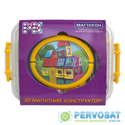 Конструктор Магнікон 84 детали Plastic box (МK-84)