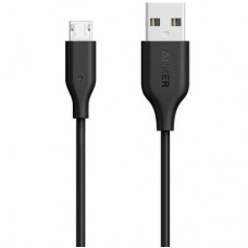 Дата кабель USB 2.0 AM to Micro 5P 0.9m V3 Powerline Black Anker (A8132H12) Дата кабель USB 2.0 AM to Micro 5P 0.9m V3 Powerline Black Anker (A8132H12)