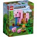 Конструктор LEGO Minecraft Дом-свинья 490 деталей (21170)