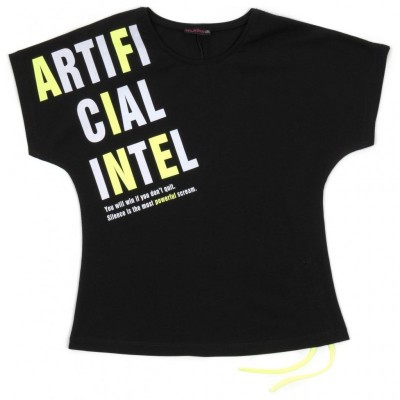 Футболка дитяча Monili "ARTIFICIAL INTEL" (9205-152G-black)