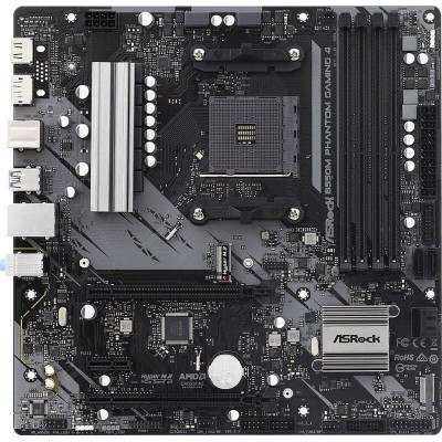 Материнська плата ASRock B550M PHANTOM GAMING 4 sAM4 B550 4xDDR4 M.2 HDMI DP mATX