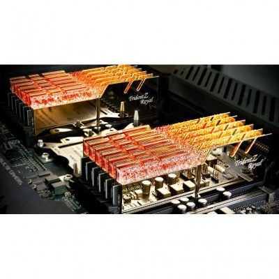 Модуль пам'яті для комп'ютера DDR4 16GB (2x8GB) 3600 MHz Trident Z Royal Gold G.Skill (F4-3600C18D-16GTRG)