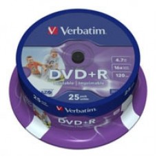 Диск DVD Verbatim 4.7Gb 16X CakeBox 25шт Silver (43500) Диск DVD Verbatim 4.7Gb 16X CakeBox 25шт Silver (43500)