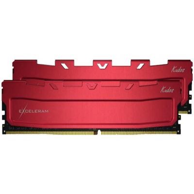 Модуль пам'яті для комп'ютера DDR4 16GB (2x8GB) 3200 MHz Kudos Red eXceleram (EKRED4163216AD)